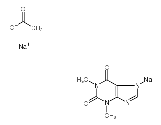 乙酸钠茶碱结构式