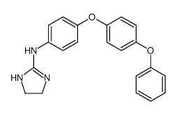 N-[4-(4-phenoxyphenoxy)phenyl]-4,5-dihydro-1H-imidazol-2-amine结构式