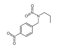 N-[(4-nitrophenyl)methyl]-N-propylnitramide Structure