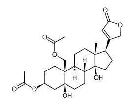 strophanthidol 3β,19-diacetate结构式