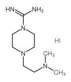 4-[2-(DIMETHYLAMINO)ETHYL]PIPERAZINE-1-CARBOXIMIDAMIDE HYDROIODIDE Structure