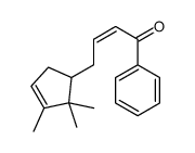 1-phenyl-4-(2,2,3-trimethyl-3-cyclopenten-1-yl)-2-buten-1-one Structure