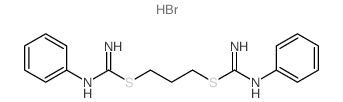 1,3-Propylene-bis-phenyl isothiuronium dihydrobromide结构式