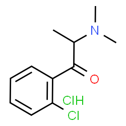 2-chloro-N,N-Dimethylcathinone (hydrochloride) Structure