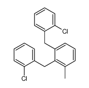 1,2-bis[(2-chlorophenyl)methyl]-3-methylbenzene Structure