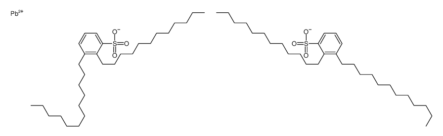 lead bis[didodecylbenzenesulphonate]结构式