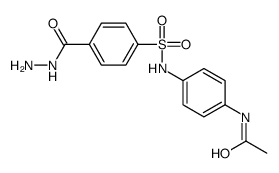 N-[4-[[4-(hydrazinecarbonyl)phenyl]sulfonylamino]phenyl]acetamide结构式