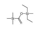 diethyl-methyl-(1-trimethylsilylethenoxy)silane结构式