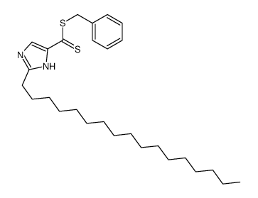 benzyl 2-heptadecyl-1H-imidazole-5-carbodithioate Structure