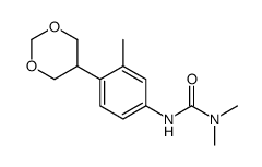 3-[4-(1,3-dioxan-5-yl)-3-methylphenyl]-1,1-dimethylurea结构式