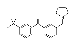 3-(3-PYRROLINOMETHYL)-3'-TRIFLUOROMETHYLBENZOPHENONE图片