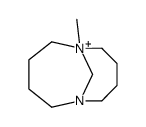 6-methyl-1-aza-6-azoniabicyclo[4.4.1]undecane结构式