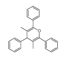 3,5-dimethyl-2,4,6-triphenyl-4H-pyran Structure