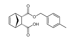 Bicyclo[2.2.1]hept-5-ene-2,3-dicarboxylic acid, 2-[(4-methylphenyl)methyl] ester, (1R,2S,3R,4S) Structure