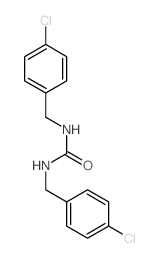 1,3-bis[(4-chlorophenyl)methyl]urea Structure