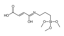 4-oxo-4-(3-trimethoxysilylpropylamino)but-2-enoic acid Structure