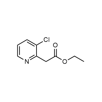 Ethyl2-(3-chloropyridin-2-yl)acetate structure