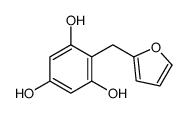 2-(furan-2-ylmethyl)benzene-1,3,5-triol Structure