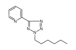 2-(2-hexyl-2H-tetrazol-5-yl)pyridine结构式