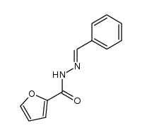 N'-[benz-(E)-ylidene]furan-2-ylcarbohydrazide结构式