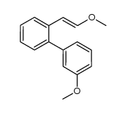 3'-methoxy-2-(2-methoxyvinyl)biphenyl Structure