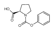 (R)-pyrrolidine-1,2-dicarboxylic acid 1-phenyl ester Structure