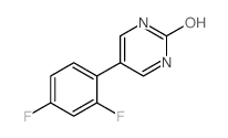 5-(2,4-DIFLUOROPHENYL)PYRIMIDIN-2-OL Structure