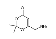 6-(aminomethyl)-2,2-dimethyl-4H-1,3-dioxin-4-one Structure