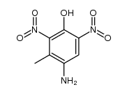 2.4-dinitro-6-amino-3-oxy-toluene Structure