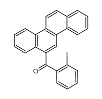 chrysen-6-yl-o-tolyl ketone Structure