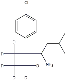 Didesmethyl Sibutramine-d6 structure