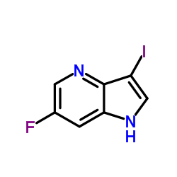 6-Fluoro-3-iodo-4-azaindole Structure