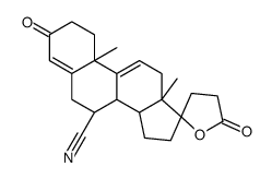 (17α)-7-Cyano-17-hydroxy-3-oxo-pregna-4,9(11)-diene-21-carboxylic acid γ-Lactone Structure