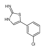 5-(3-Chlorophenyl)-1,3-thiazol-2-amine structure