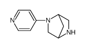 2,5-Diazabicyclo[2.2.1]heptane,2-(4-pyridinyl)-(9CI) Structure