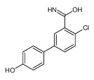 2-chloro-5-(4-hydroxyphenyl)benzamide Structure