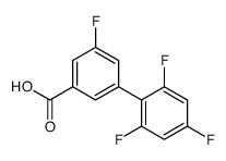 3-fluoro-5-(2,4,6-trifluorophenyl)benzoic acid结构式