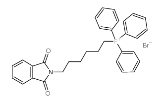 (6-phthalimidohexyl)triphenylphosphonium bromide structure