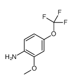 2-Methoxy-4-(trifluoromethoxy)aniline structure