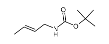 Carbamic acid, 2-butenyl-, 1,1-dimethylethyl ester (9CI)结构式