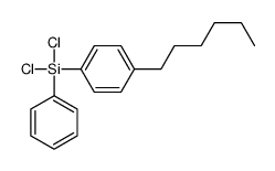 dichloro-(4-hexylphenyl)-phenylsilane Structure