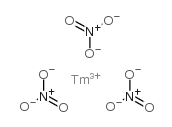 Nitric acid,thulium(3+) salt (3:1) structure