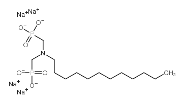 tetrasodium [(dodecylimino)bis(methylene)]bisphosphonate结构式