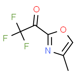 Ethanone, 2,2,2-trifluoro-1-(4-methyl-2-oxazolyl)- (9CI)结构式