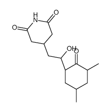 4-[2-(3,5-Dimethyl-2-oxocyclohexyl)-2-hydroxyethyl]-2,6-piperidinedione structure