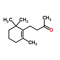 4-(2,6,6-三甲基-1-环己烯-1-基)-2-丁酮结构式