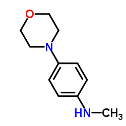 N-Methyl-4-(4-morpholinyl)aniline Structure