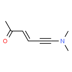 3-Hexen-5-yn-2-one, 6-(dimethylamino)-, (3E)- (9CI) structure