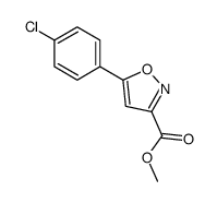 METHYL5-(4-CHLOROPHENYL)ISOXZOLE-3-CARBOXYLATE picture