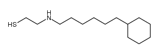 2-((6-cyclohexylhexyl)amino)ethanethiol Structure